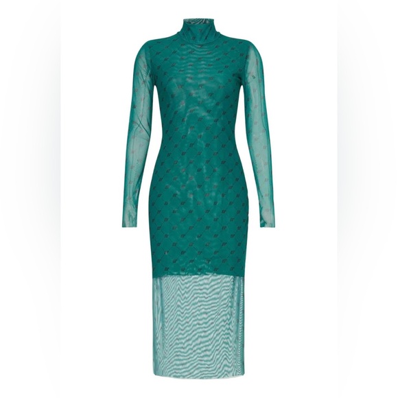 Baum und Pferdgarten Logo Mesh Midi Dress - Picture 3 of 7